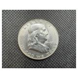 1956 BU Silver Franklin Dollar  Mint Luster!!!