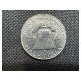 1961-D BU Silver Franklin Dollar