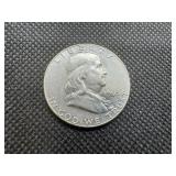 1963-D BU Silver Franklin Dollar