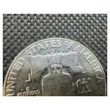 1963-D BU Silver Franklin Dollar