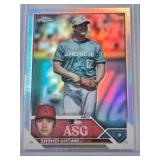 Shohei Ohtani 2023 Topps ASG Chrome Refractor #ASGC-31 - Los Angeles Angels Baseball Card