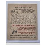 William Gray Jr. 1948 Bowman #85 - Washington Redskins Vintage Football Card