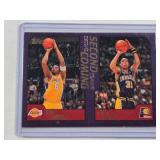 Kobe Bryant and Reggie Miller 2000 Topps Second Coming #292 - Los Angeles Lakers and Indiana Pacers Basketball Card