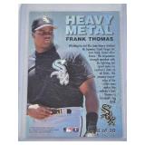 Frank Thomas 1996 Metal Universe Heavy Metal Insert #8 - Chicago White Sox Baseball Card