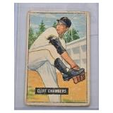 Cliff Chambers 1951 Bowman #131 - Pittsburgh Pirates Vintage Baseball Card