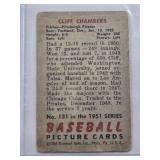 Cliff Chambers 1951 Bowman #131 - Pittsburgh Pirates Vintage Baseball Card