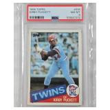 Kirby Puckett Rookie 1985 Topps #536 PSA Graded 8 - Minnesota Twins Baseball Card