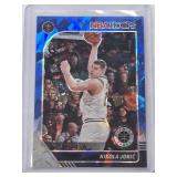 Nikola Jokic 2019-20 Panini Hoops Premium Stock Blue Cracked Ice #47 - Denver Nuggets Basketball Card