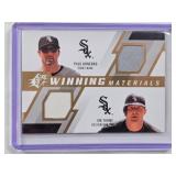 Paul Konerko, Jim Thome 2009 Upper Deck SPx Winning Materials Dual Relic #WM2-KT - Chicago White Sox Baseball Card