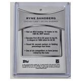 Ryne Sandberg 2025 Topps Tribute Emerald SP #27 and Numbered 14/99 - Chicago Cubs Baseball Card