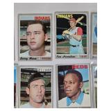 Lot of 44 Vintage Baseball Cards Including Players Like Al Jackson and Ken Harrelson from 1970 Topps Set