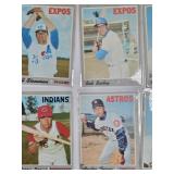 Lot of 44 Vintage Baseball Cards Including Players Like Al Jackson and Ken Harrelson from 1970 Topps Set