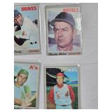 Lot of 44 Vintage Baseball Cards Including Players Like Al Jackson and Ken Harrelson from 1970 Topps Set