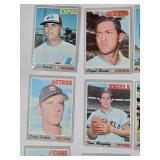 Lot of 44 Vintage Baseball Cards Including Players Like Al Jackson and Ken Harrelson from 1970 Topps Set