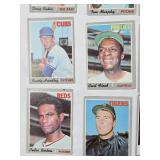 Lot of 44 Vintage Baseball Cards Including Players Like Al Jackson and Ken Harrelson from 1970 Topps Set