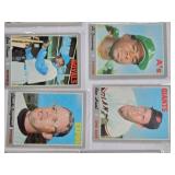 Lot of 44 Vintage Baseball Cards Including Players Like Al Jackson and Ken Harrelson from 1970 Topps Set