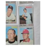 Lot of 44 Vintage Baseball Cards Including Players Like Al Jackson and Ken Harrelson from 1970 Topps Set