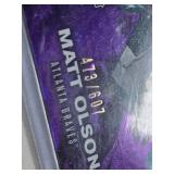 Matt Olson 2024 Topps Home Run Challenge Winner Purple SP #HRCW-5 and Numbered 473/607 - Atlanta Braves Baseball Card