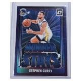 Stephen Curry 2024-25 Panini Donruss Optic Winner Stays Prizm #3 - Golden State Warriors Basketball Card
