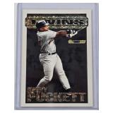 Kirby Puckett 1994 Topps Gold Black Gold #17 - Minnesota Twins Baseball Card