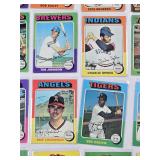 Lot of 32 Vintage 1975 Topps Baseball Cards Featuring Bill Freehan, Ross Grimsley, Wayne Garrett, and Others