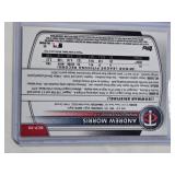 Andrew Morris 2025 1st Bowman Chrome Purple Refractor #BCP-90 and Numbered 210/250 - Minnesota Twins Baseball Card