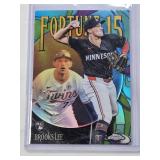 Brooks Lee Rookie 2025 Topps Chrome Fortune Teller Refractor Insert #FT-14 - Minnesota Twins Baseball Card