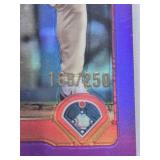 DaShawn Keirsey Rookie 2025 Topps Chrome Purple Refractor #19 and Numbered 168/250 - Minnesota Twins Baseball Card