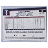 DaShawn Keirsey Rookie 2025 Topps Chrome Purple Refractor #19 and Numbered 168/250 - Minnesota Twins Baseball Card