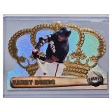 Barry Bonds 1998 Pacific Crown Royale Die Cut Foil #121 - San Francisco Giants Baseball Card
