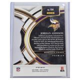 Jordan Addison Rookie 2023 Panini Select Silver Holo Die Cut #194 - Minnesota Vikings Football Card