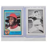 Lot of 2 Baseball Cards Featuring Bob Gibson 1987 Nestle Topps #31 and Sandy Koufax RGI Baseball Collector Series #3