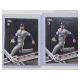 Lot of 2 Cody Bellinger Rookie Topps Chrome HMT99 - Los Angeles Dodgers Baseball Cards