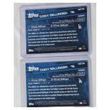 Lot of 2 Cody Bellinger Rookie Topps Chrome HMT99 - Los Angeles Dodgers Baseball Cards