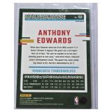 Anthony Edwards 2023-24 Panini Donruss Optic Purple Prizm #59 - Minnesota Timberwolves Basketball Card