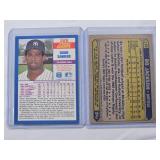 Lot of 2 - Deion Sanders Baseball Rookie and Bo Jackson Baseball Rookie Future Stars