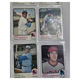 Lot of 35 Vintage 1973 Topps Baseball Cards
