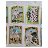 Lot of 50 Vintage 1972 Topps Baseball Cards Featuring Players Like Mike Cuellar and Ron Bryant