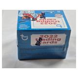Unopened Vending Box of 2022 Topps Series 2 Baseball Trading Cards Featuring Vladimir Guerrero Jr. on the Box