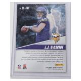 J.J. McCarthy Rookie 2024 Panini Absolute By Storm Insert #BS-JJM - Minnesota Vikings Football Card