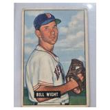 Bill Wight 1951 Bowman #164 - Boston Red Sox Vintage Baseball Card