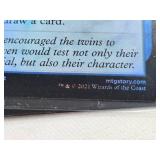 Magic: The Gathering Foil Cards Including Copycrook, Depth Defiler, and Reflective Golem with copyright years including 2021 and 2024