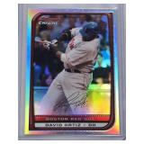 David Ortiz 2008 Bowman Chrome Refractor #47 - Boston Red Sox Baseball Card