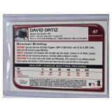 David Ortiz 2008 Bowman Chrome Refractor #47 - Boston Red Sox Baseball Card