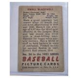 Ewell Blackwell 1951 Bowman #24 - Cincinnati Reds Vintage Baseball Card
