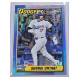 Shohei Ohtani 2025 Topps Chrome Refractor #90CB-7 - Los Angeles Dodgers Baseball Card