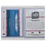 Lot of 2 Ken Griffey Jr. Silver Foil Cards including Classic Swings and All-Star Game Greats