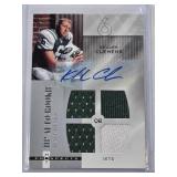 Kellen Clemens Rookie Patch Auto 2006 Fleer Hot Prospects HP Auto Rookie Materials #203 and Numbered 489/999 - New York Jets Football Card