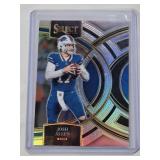Josh Allen 2023 Panini Select Silver Holo Prizm #200 - Buffalo Bills Football Card