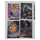 Lot of 6 LeBron James Insert Cards including National Pride, Epic Performers, Dominance, Metal, Crusade, Give and Go